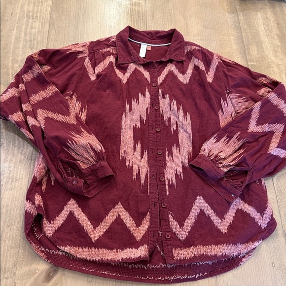 PILCRO the romy relaxed button down shirt - Picture 4 of 4